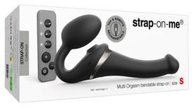 Strap-On-Me Multi Orgasm Bendable S Black Strap-on dildo