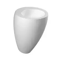 Laufen Il Bagno Alessi One - Praustuvas su integruotu kojeliu, 52x53x85 cm, LCC, baltas H8119714001091