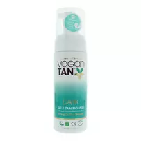 Vegan Tan, Dark Tan, Vegan, Bronzing, Self-Tanning Mousse, 150 ml
