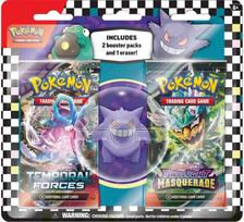 Kolekcinių kortelių rinkinys su trintuku Pokémon TCG Eraser Blister 2-pack, įv. rūšių