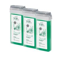 Depiliacinis vaškas Italwax TopFormula Emerald, 100ml x3