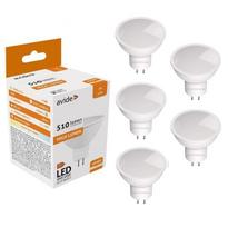 LED lemputė Avide, 6W GU5.3 12V 4000K 5vnt
