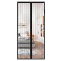 Joy2see magnetinis tinklelis nuo uodų durims 90×210 cm, juodas