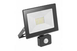 Prožektorius LED GTV 50W 4000K su judesio davikliu IP65