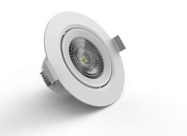 Šviestuvas montuojamasis TECHTOUCH LED Apvalus 7W 3000K