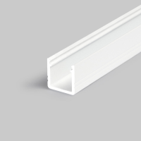 Profilis LED juostoms SMART10 AC2/Z, Paviršinis, Baltas, 2000 mm