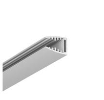 LED juostos profilis MIKRO10 Anoduoto Aliuminio 2m