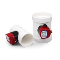 75/110MM ABS Plastikinis Motorizuotas Sklendė PVC Atbulinis Vožtuvas Oro Kanalo Tūrio Reguliatorius Vėdinimo Vamzdžiui 220VAC 220V