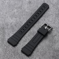 18 mm minkšto silikono dirželis Casio F-91W F84 W800H SGW400 F105/108 A158/159/168AE1200/1300 laikrodžiams, vandeniui atsparūs guminiai sportiniai laikrodžių dirželiai 18mm