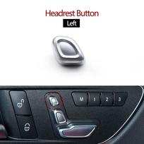 Automobilio priekinės sėdynės galvos atramos reguliavimo jungiklio mygtuko dangtelis Benz A B C E ML GL GLE GLK CLS W204 W207 W212 W166 X204 W218 W117 Headrest Left