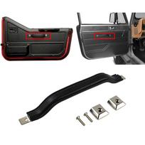 Automobilio vidinės durų rankenos traukimo dirželio apdailos aksesuarai Jeep CJ5 CJ7 CJ8 ir Wrangler YJ 55009801K Interjero aksesuarai juoda