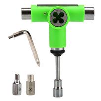 Skateboard Tool Y/for T for Head Spanner Screwdriver Durable Steel Hand Tool for žalia