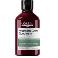 L'oreal Professionnel Vitamino Color Spectrum Green Shampoo Neutralizuojantis tamsiai rudų plaukų raudonus atspalvius šampūnas, 300ml