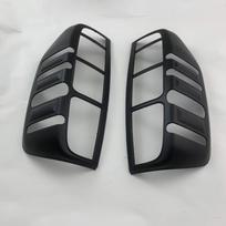 For Nissan Navara d40 Frontier 2007 2008 2009 2010 2011 2012 2013 Matte Black Car Accessories Tail Lamp Cover Trim Paste Style juoda