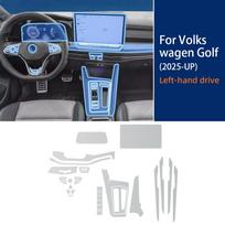 Skirta Volkswagen VW Golf 8.5 2025 Golf 8 MK8.5/7 2024 Interjero plėvelė Skaidri TPU Pavarų svirties panelė GPS centrinė konsolė PPF apsauga navigation 12.9in