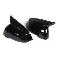 Car Upgrade Decoration For BMW X1 iX1 U11  2024 ABS Black Rearview Side Mirror Cap Trim Sticker Styling Accessories(L H D) Glossy Black