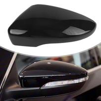 Side Wing Mirror Cap Cover For VW Beetle A5 CC 2012-2016  Eos 2009-2016 Jetta A6 11-14 Passat CC 09-12 Scirocco 09-16 EU Version Left Glossy Black