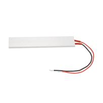 150*28.5mm Aliuminio korpusas PTC šildymo elemento plokštė Termostatinis šildytuvas(12V 70 laipsnių ) white