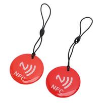 10 vnt. NFC raktų pakabukas, skirtas NTAG213 lustams, programuojamai NFC kortelei, suderinamai su visais NFC palaikančiais mobiliaisiais telefonais ir įrenginiais