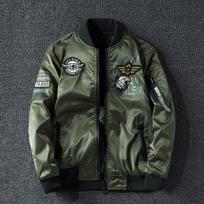 Vyriškos „polit Bomber“ striukės Vyriški viršutiniai drabužiai iš abiejų pusių, krovininiai paltai, vyriški beisbolo drabužiai, 7xl XXL žalia