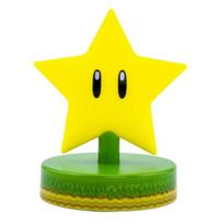 Paladone vaikiškas stalinis šviestuvas Super Mario Super Star Icon Light PP6361NNV3ID, geltonas/žalias