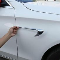 2 vnt. automobilio šoninio sparno apdailos elementai, skirti Mercedes Benz E klasės W213, C klasės W205, modifikavimui, E63S AMG priedai sidabras