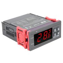 STC‑1000 Skaitmeninis temperatūros reguliatorius Šaldymo ir šildymo termostatas su jutikliu AC110‑220V