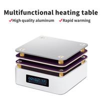 Mini reguliuojama pastovios temperatūros šildymo plokštė, C tipo USB, litavimo plokštė, šildymo stalas, remonto įrankiai, skaitmeninis ekranas, 65W, 20V