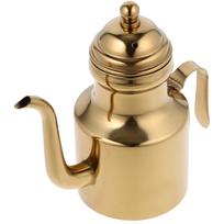 Stainless Steel Oil Pot Curved Spout Easy Clean Storage Container for Bacon Grease Cooking Kitchen Must Haves grease container