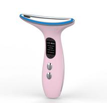 2-in-1 kaklo grožio prietaisas, elektrinis veido masažuoklis odos stangrinimui ir kaklo pakėlimui bei raukšlių mažinimui, lygus, stangrinantis moterims Neck beauty device balta