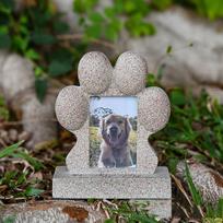 Šuns Memorialiniai Akmenys Katės Antkapis Antkapis Derva Naminių Gyvūnų Antkapiai Mažas Kapo Akmuo Laukui pilka spalva