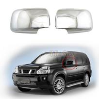 YOYOi Automobilio galinio vaizdo veidrodėlio priedai Padengti chromu Nissan X-Trail XTrail T31 2008 2009 2010 2011 2012 2013 Chromuotos šoninio veidrodėlio apdailos juostelės