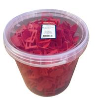 Plytelių išlyginimo sistema EDELMAX, 1,5 mm, inkarų 300 vnt., plytelių aukštis 5-14mm