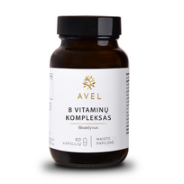 BIOAKTYVUS B VITAMINŲ KOMPLEKSAS, 60 kapsulių
