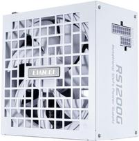 Lian Li RS Series 80 PLUS Gold Power Supply, ATX 3.1, Modular - 1200 Watts, with RS Hub, White | NELI-031 | 4718466018762