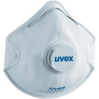 Respiratorius Uvex Silv-Air Classic 2110 FFP1, puodelio tipo su vožtuvu, baltas, 1 vnt, nepakuotas. 15 vnt dėžėje