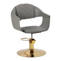 Kirpyklos kėdė Hair System Halo Grey and Gold