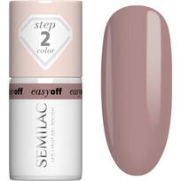 Semilac Easy Off Step 2 gelinis nagų lakas, stingstantis UV / LED lempos šviesoje atspalvis Mocha Cream 7 ml