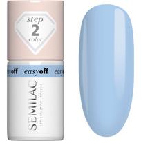 Semilac Easy Off Step 2 gelinis nagų lakas, stingstantis UV / LED lempos šviesoje atspalvis Azul Blue 7 ml