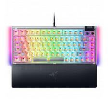 Razer Hot-swappable Mechanical Gaming Keyboard | BlackWidow V4 75% | Gaming Keyboard | Wired | US | Razer Mechanical Switches (Tactile) | Phantom White Edition