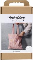 Creativ Company Craft Kit Embroidery - Tote bag - soft rose (977861)