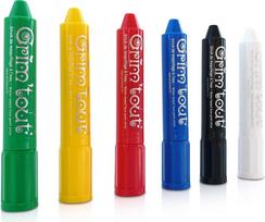 Grim Tout - 6 water-based face paint sticks (GT41232)