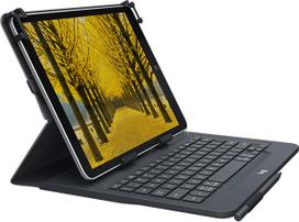 Logitech - Universal Folio w/Keyboard, 10 - Black (Nordic)