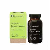 Organic Power Greens Powder Ekologiški žalumynų milteliai 100g