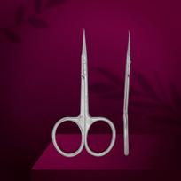 STALEKS EXCLUSIVE 21 TYPE 2 (magnolia) Professional Cuticle Scissors with Hook Tip