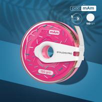 STALEKS Disposable white abrasive tape papmAm EXPERT 150 grit in a plastic case (ATC-150w)