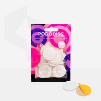 STALEKS Disposable white files for pedicure disc PODODISC L EXPERT 180 grit (50 pcs)