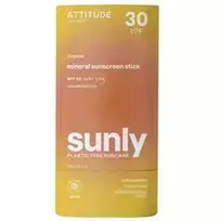 "Attitude Tropical Sunly" mineralinis apsauginis kremas nuo saulės SPF 30 - mineralinis apsauginis kremas nuo saulės, 60,0 g