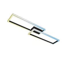 Briloner 3761015 - Dimeriuojamas LED lubinis šviestuvas LED/45W/230V 2700-6500K su nuotoliniu valdymu, juodas