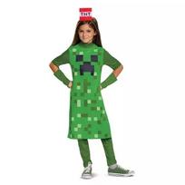 Minecraft: Creeper mergaitės kostiumas - M dydis